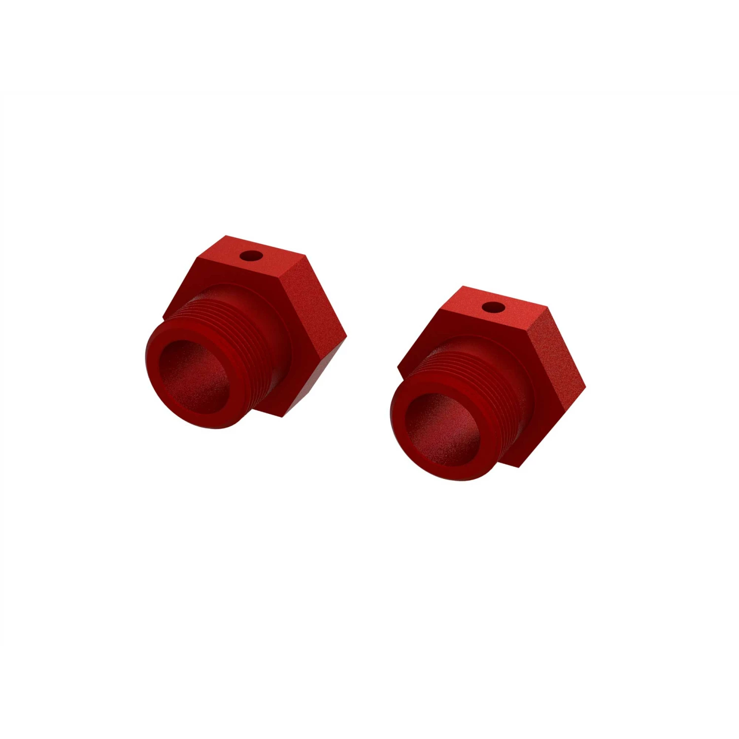 ARRMA Aluminum Wheel Hex 24mm, Red (2) for Parts 3 ARRMA Aluminum Wheel Hex 24mm, Red (2) for Parts