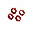 ARRMA Aluminum Wheel Nut 24mm, Red (4) for Parts -ARRMA store online ARA310929 A0 LHNKSSA6