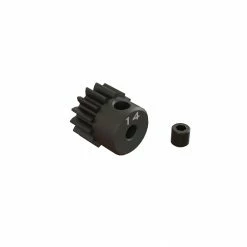 ARRMA 14T 0.8Mod 1/8" Bore CNC Steel Pinion Gear for Parts