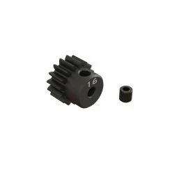 ARRMA 16T 0.8Mod 1/8" Bore CNC Steel Pinion Gear for Parts