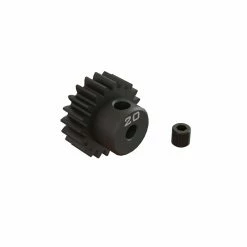 ARRMA 20T 0.8Mod 1/8" Bore CNC Steel Pinion Gear for Parts