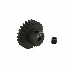 ARRMA 24T 0.8Mod 1/8" Bore CNC Steel Pinion Gear for Parts