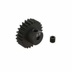 ARRMA 25T 0.8Mod 1/8" Bore CNC Steel Pinion Gear for Parts