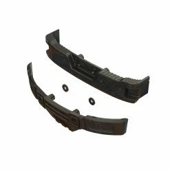 ARRMA Bumper Set, Black Chrome for Parts