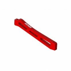 ARRMA Front Center Aluminum Chassis Brace, 98mm Red: EXB for Parts