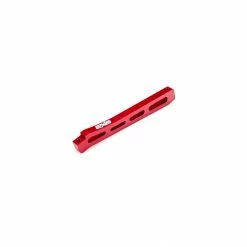 ARRMA Front Center Aluminum Chassis Brace, 118mm Red: EXB for Parts