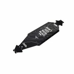 ARRMA Aluminum Chassis CNC 7075 T6 LWB, Black: EXB for Parts