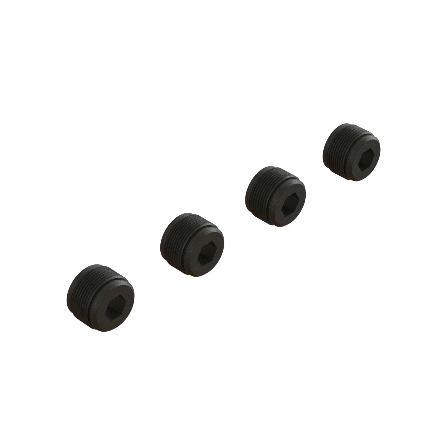 ARRMA Hub Nut, Black (4) for Parts 3 ARRMA Hub Nut, Black (4) for Parts