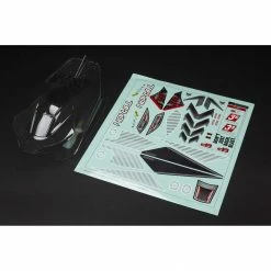 ARRMA 1/8 Clear Body with Decals: TYPHON 4X4 for Bodies
