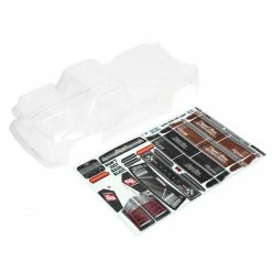 ARRMA 1/5 Clear Body Shell with Decals: OUTCAST 8S for Bodies