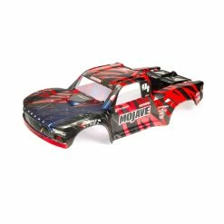 ARRMA 1/7 Painted Body, Black/Red: MOJAVE 6S BLX for Bodies