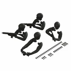 ARRMA Driver Figure Set, Black for Parts
