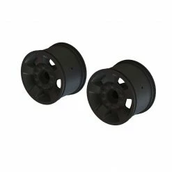 ARRMA 1/10 Front/Rear 2.8 Wheels, 14mm Hex, Black (2) for Tires & Wheels