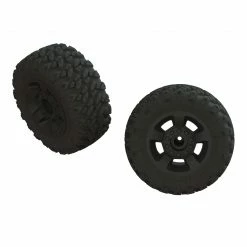 ARRMA 1/8 dBoots RAGNAROK MT Front/Rear 2.8 Pre-Mounted Tires, 14mm Hex, Black (2) for Tires & Wheels