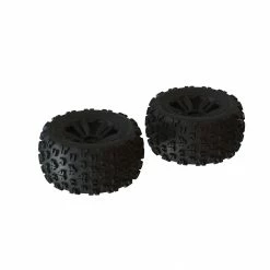 ARRMA 1/8 dBoots Copperhead2 MT Front/Rear 3.8 Pre-Mounted Tires, 17mm Hex, Black (2) for Tires & Wheels