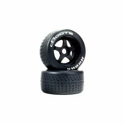 ARRMA dBoots Hoons 53/107 2.9 Pre-Mounted Belted Tires, White, 17mm Hex, 5-Spoke (2) for Tires & Wheels