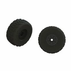 ARRMA dBoots FIRETEAM Tire Set, Glued (2) for Tires & Wheels