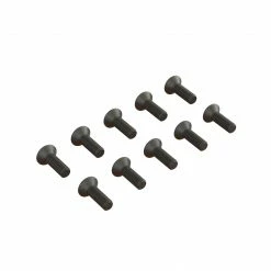 ARRMA Flat Head Hex Machine Screw, M2.5x8mm (10) for Parts