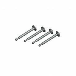 ARRMA Shock Mount Pin, 3x33mm Silver (4): EXB for Parts