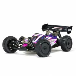 ARRMA 1/8 TLR Tuned TYPHON 4WD Roller Buggy, Pink/Purple for Kits