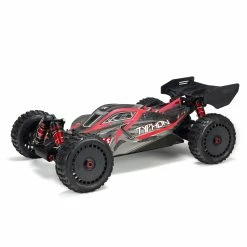 ARRMA 1/8 TYPHON 6S V5 4WD BLX Buggy with Spektrum Firma RTR, Black for Ready-To-Run