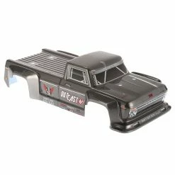 ARRMA 1/8 Painted Body, Black: Outcast for Bodies