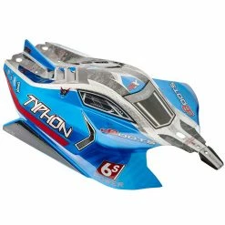 ARRMA 1/8 Painted Body with Decals, Blue: TYPHON 6S BLX for Bodies