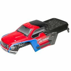ARRMA 1/10 Painted Body with Decals, Red/Black: GRANITE VOLTAGE for Bodies