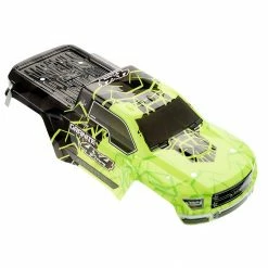 ARRMA 1/10 Painted Body, Green: Granite 4x4 Mega for Bodies