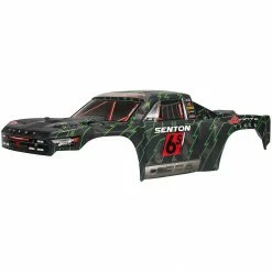 ARRMA 1/7 Painted Body, Black/Green: SENTON 6S BLX for Bodies