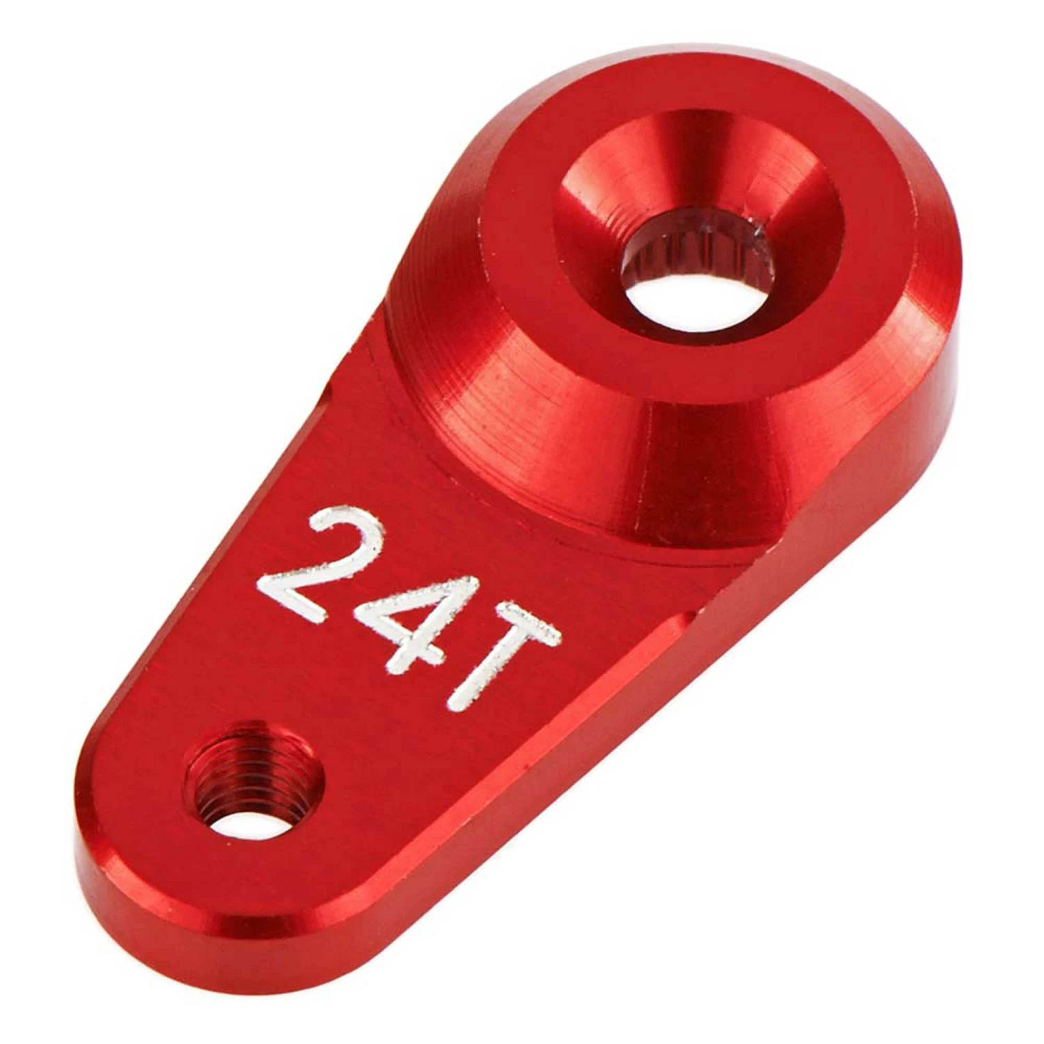 ARRMA Servo Horn Metal 24T Aluminum Red for Parts 3 ARRMA Servo Horn Metal 24T Aluminum Red for Parts