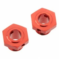ARRMA Wheel Hex Aluminum 17mm (13.6mm Thick) Red (2) for Parts