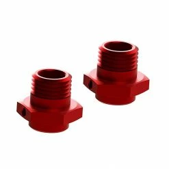ARRMA Wheel Hex Aluminum 17mm (16.5mm Thick) Red (2) for Parts