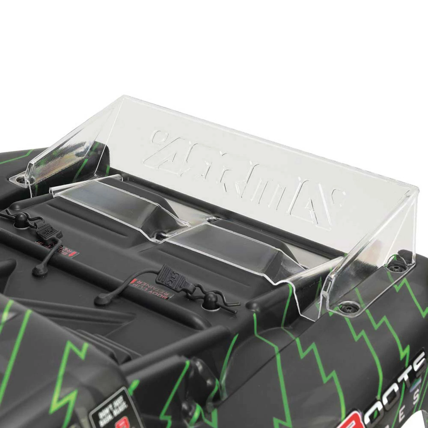 ARRMA Rear Wing, Clear for Parts 3 ARRMA Rear Wing, Clear for Parts