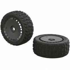 ARRMA 1/8 KATAR T 6S Front/Rear 3.8 Pre-Mounted Tires (2) for Tires & Wheels