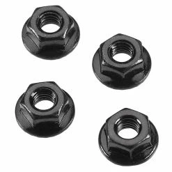 ARRMA Serrated Flange Wheel Nut 4mm (4) for Parts