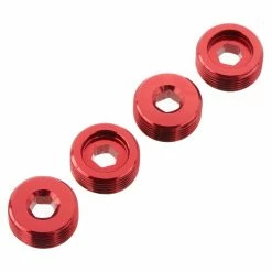 ARRMA Nut Front Hub Aluminum Red (4) for Parts